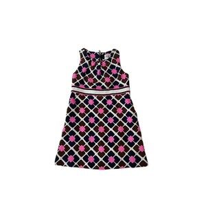 Milly Minis New York Girls Dress Size 8 Sleeveless Geometric Print Excellent